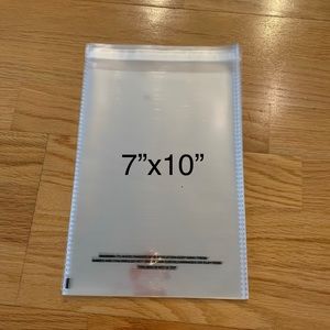 7”x10” 100pis suffocation warm self seal poly bag